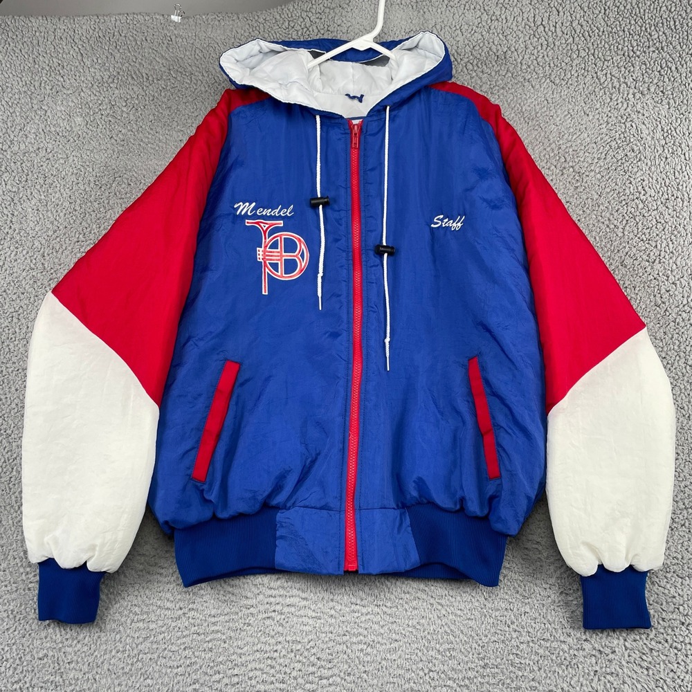 Rennoc Jacket Mens L Blue Washington Twp Minutemen Marching Band Staff Vintage